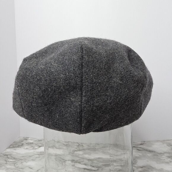 Stetson Hat Cap Gray Cuffley Wool Cabbie Newsboy Water Repellent Golfing Mens - Picture 3 of 7